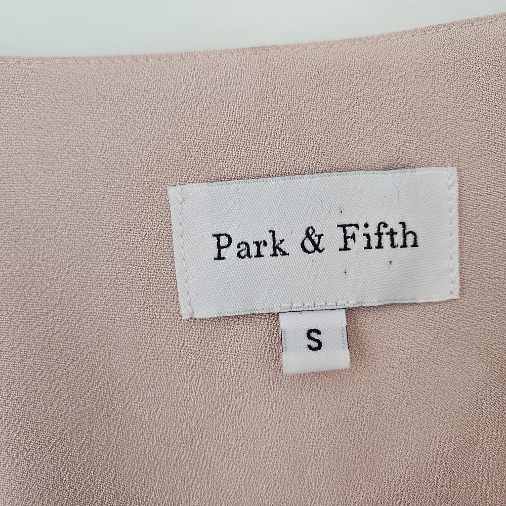 Park & Fifth Blush Wrap Midi Dress - Picture 2 of 2
